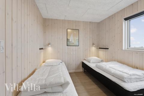 Et av de 7 soverommene i luksushus nr. 916 i Fyn og øyer.