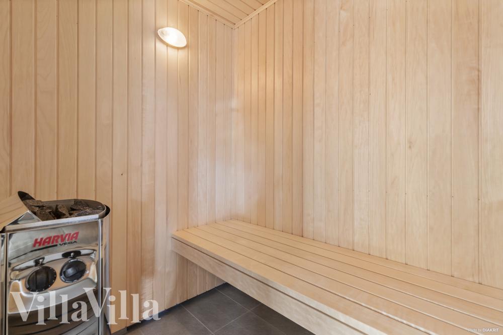 Nyt varmen i badstuen i luksushus nr. 822 til 30 personer
