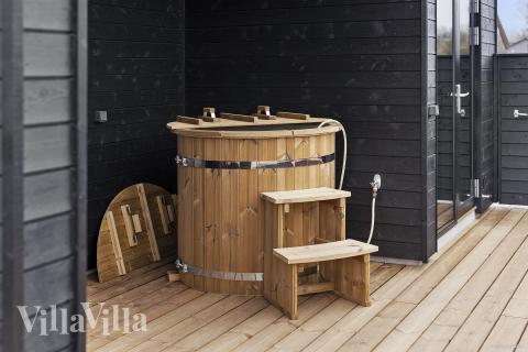Stor terrasse i luksushus nr. 919 i Fyn og øyer.