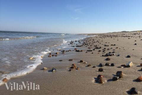 Den flotte stranden nær luksushus nr. 959 ved Nordjylland.