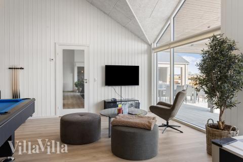 Konkurrer i feriehusets aktivitetsrom når dere besøker luksushus nr. 917 i Fyn og øyer.