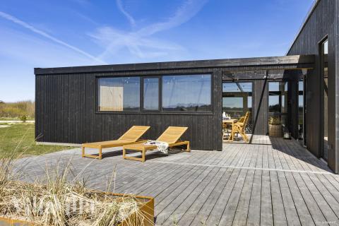 Stor terrasse i luksushus nr. 965 i Nordjylland.