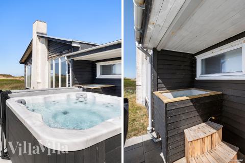 Nyt varmen i boblebadet i luksushus nr. 952 i Nordjylland