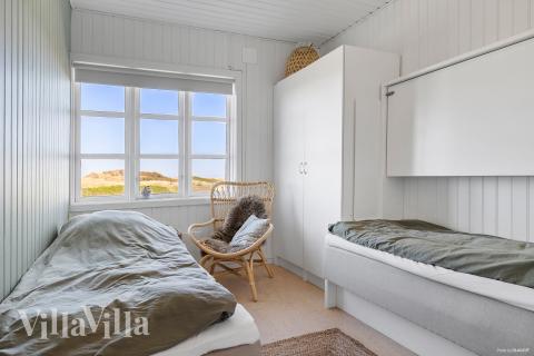 Et av de 11 soverommene i luksushus nr. 952 i Nordjylland.