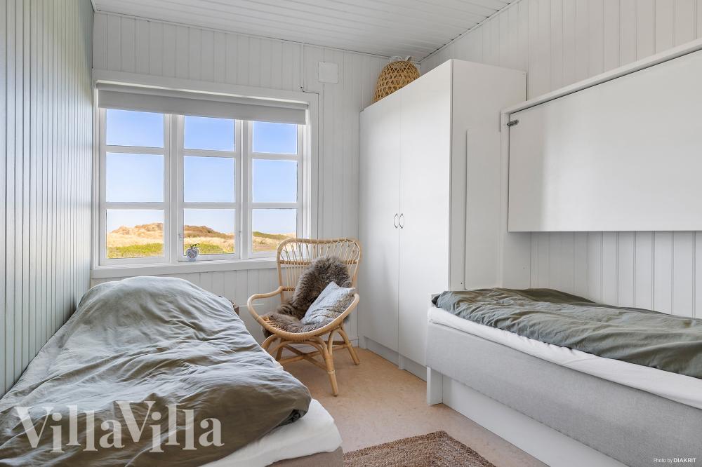 Et av de 11 soverommene i luksushus nr. 952 i Nordjylland.