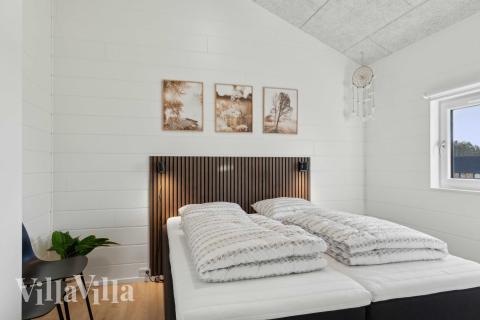 Et av de 7 soverommene i luksushus nr. 967 i Østjylland.