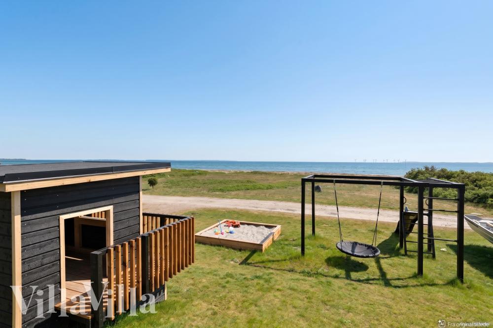 Stort utvalg av utendørsaktiviteter ved luksushus nr. 606 i Østjylland.