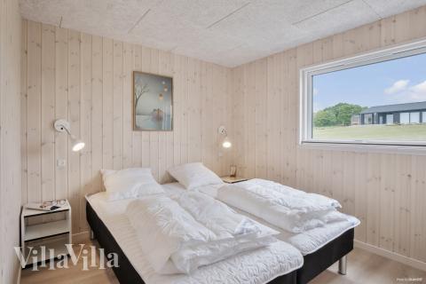 Et av de 5 soverommene i luksushus nr. 922 i Fyn og øyer.