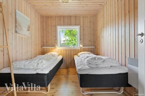 Et av de 5 soverommene i luksushus nr. 963 i Nordsjælland.