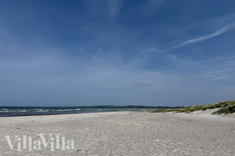 Den flotte stranden nær luksushus nr. 961 ved Lolland/Falster/Møn.