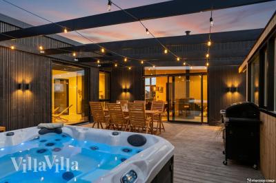 Dette lekre huset med spa, nr. 965, med plass til 12 personer, ligger i Nordjylland