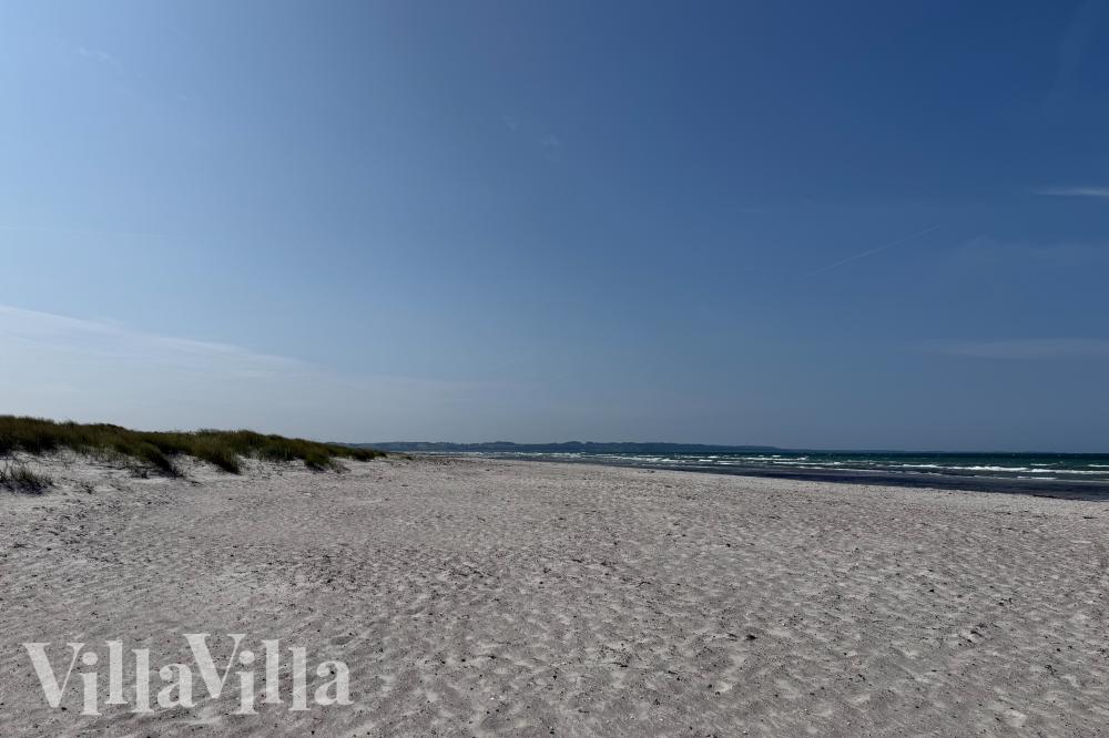 Den flotte stranden nær luksushus nr. 969 ved Lolland/Falster/Møn.