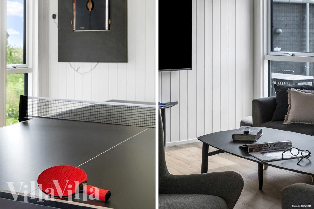 Aktivitetsrom i luksushus nr. 923 med 12 soverom og plass til 30 personer.
