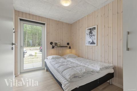 Et av de 7 soverommene i luksushus nr. 832 i Østjylland.