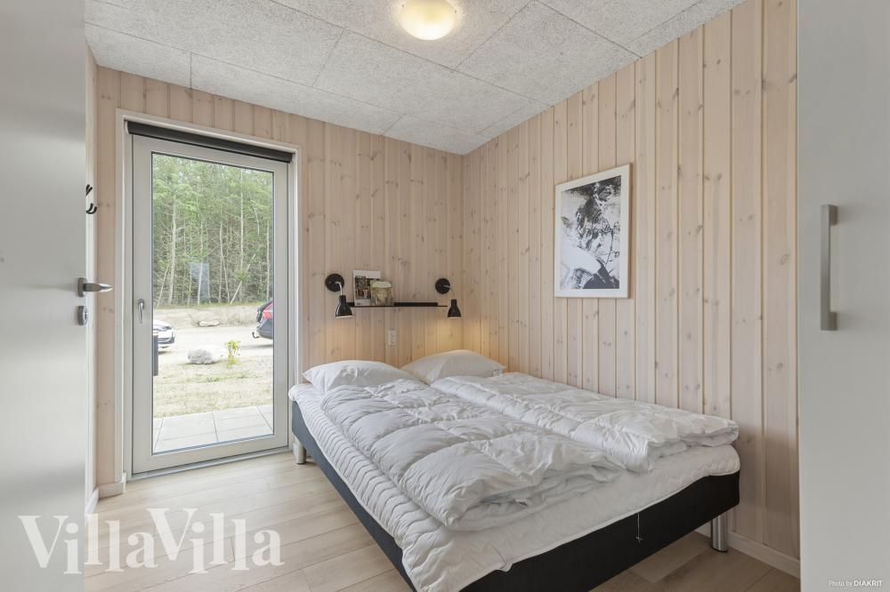 Et av de 7 soverommene i luksushus nr. 832 i Østjylland.