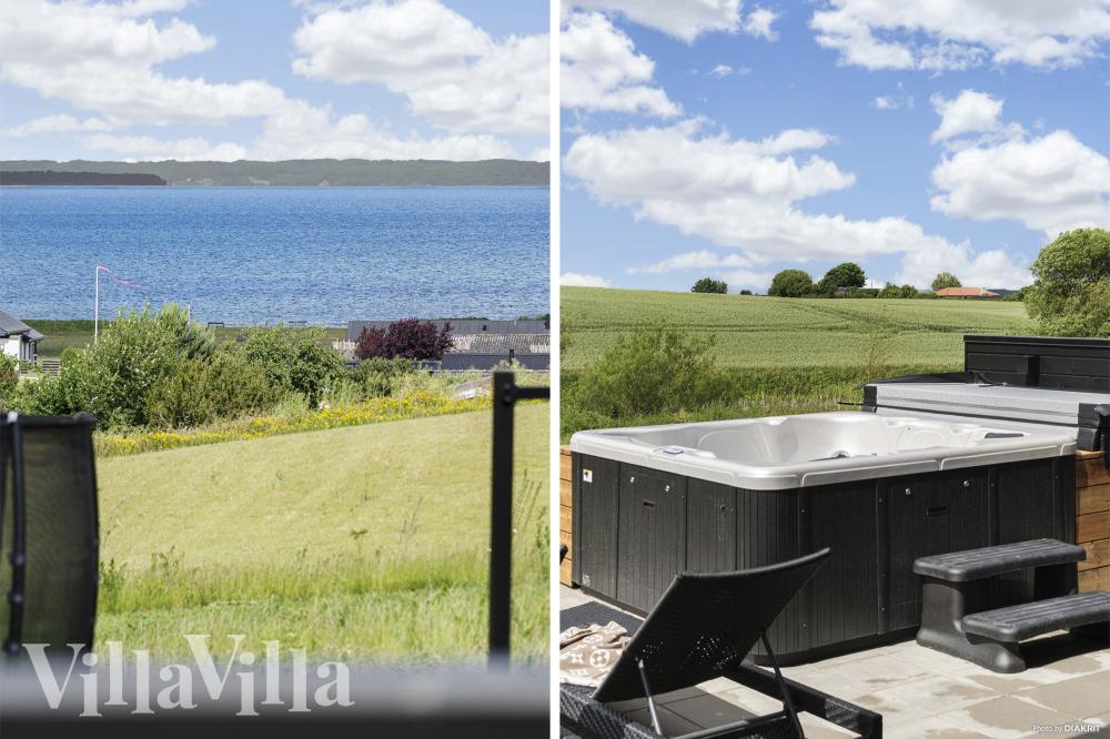 Nyt varmen i boblebadet i luksushus nr. 915 i Fyn og øyer