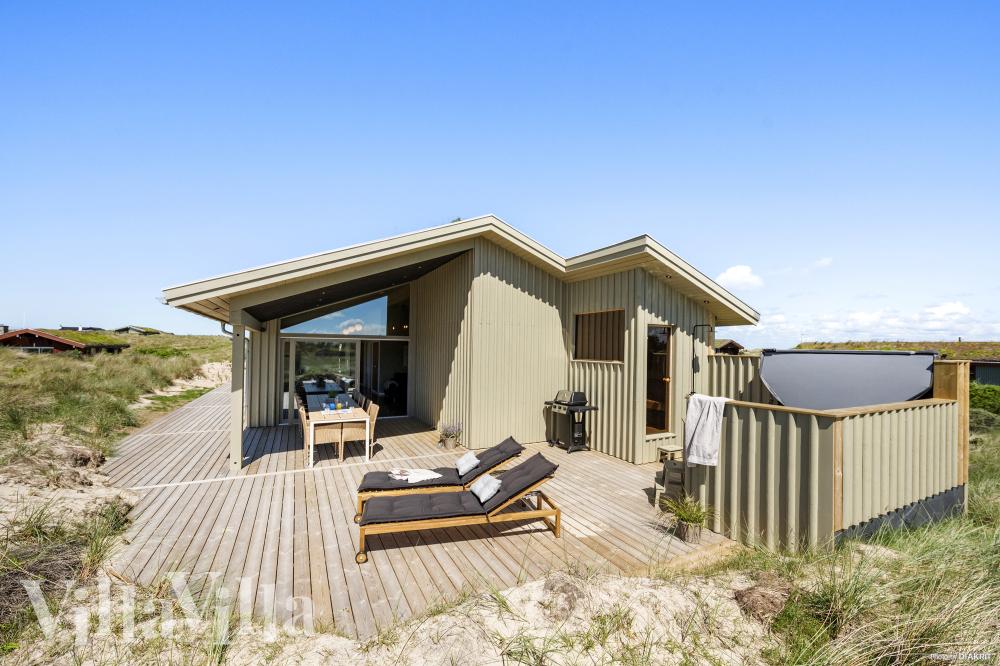 Dette lekre huset med spa, nr. 986, med plass til 12 personer, ligger i Nordjylland