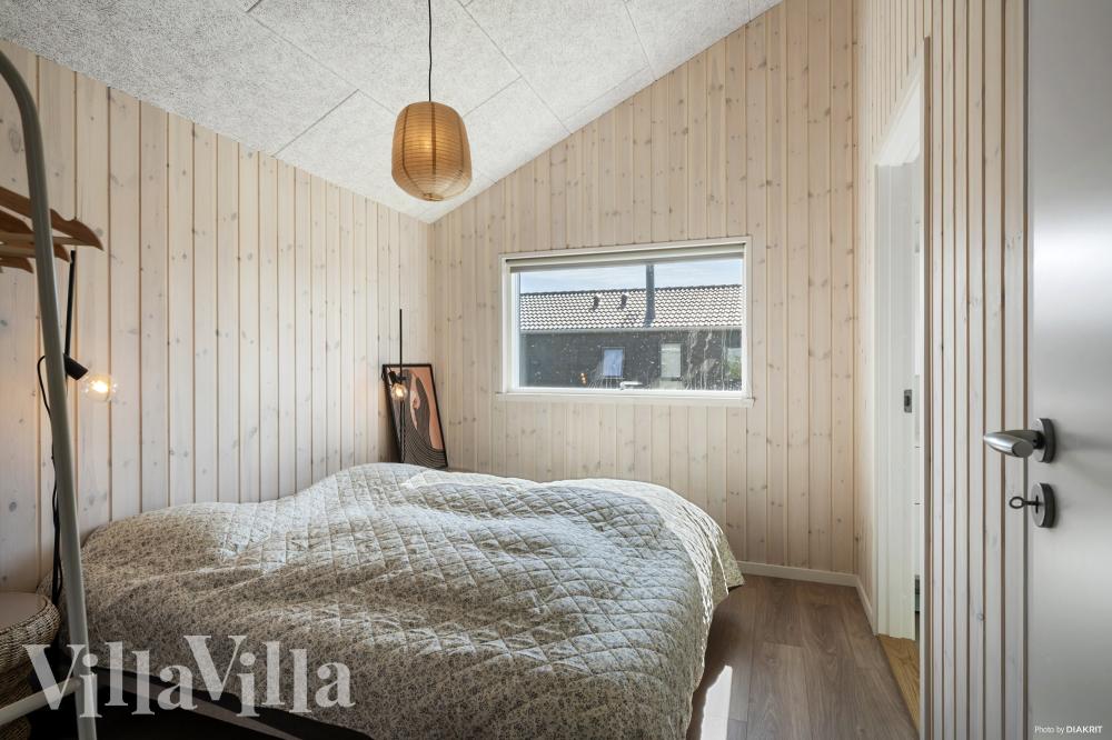 Et av de 4 soverommene i luksushus nr. 942 i Fyn og øyer.