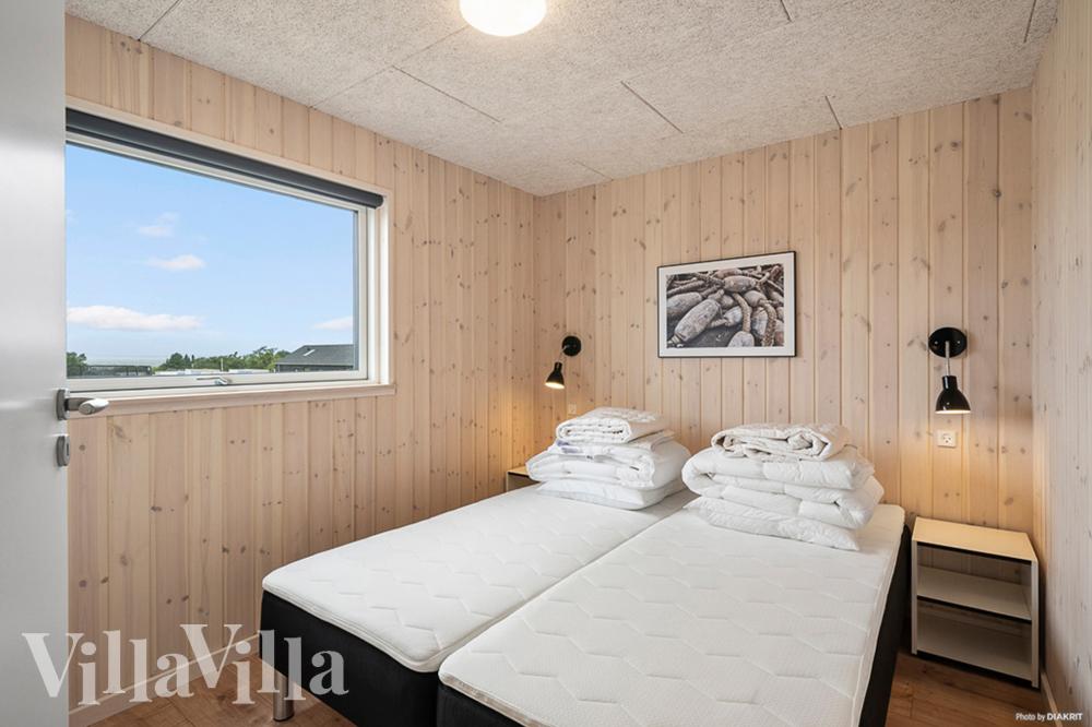 Et av de 6 soverommene i luksushus nr. 957 i Fyn og øyer.