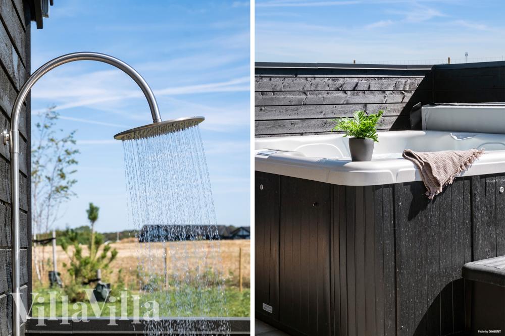 Nyt varmen i boblebadet i luksushus nr. 921 i Fyn og øyer