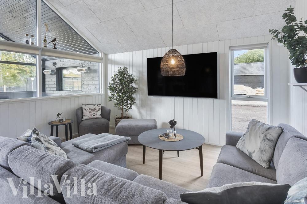 Sofakroken i luksushus nr. 960 i Lolland/Falster/Møn.