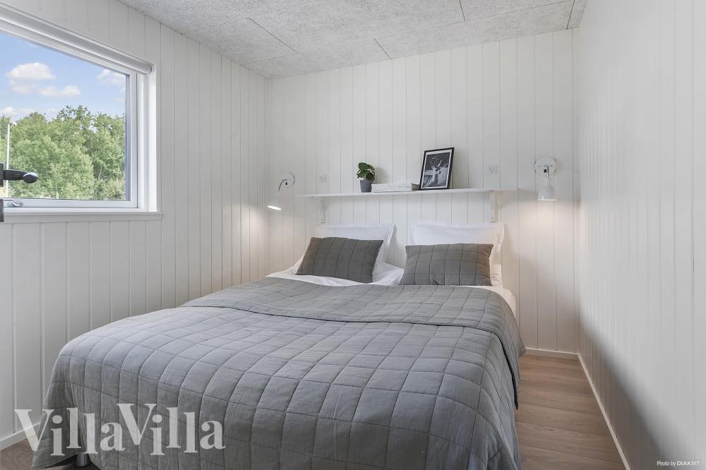 Et av de 7 soverommene i luksushus nr. 960 i Lolland/Falster/Møn.