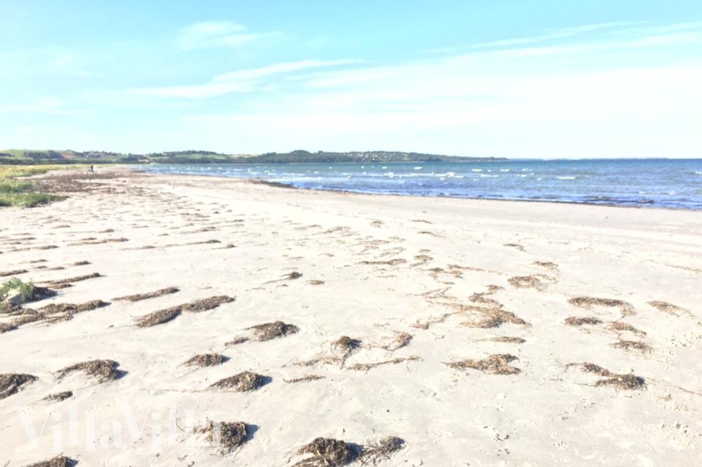 Den flotte stranden nær luksushus nr. 997 ved Nordsjælland.