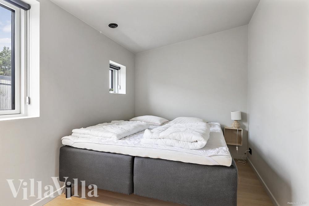Det finnes 12 soveplasser i luksushus nr. 1030